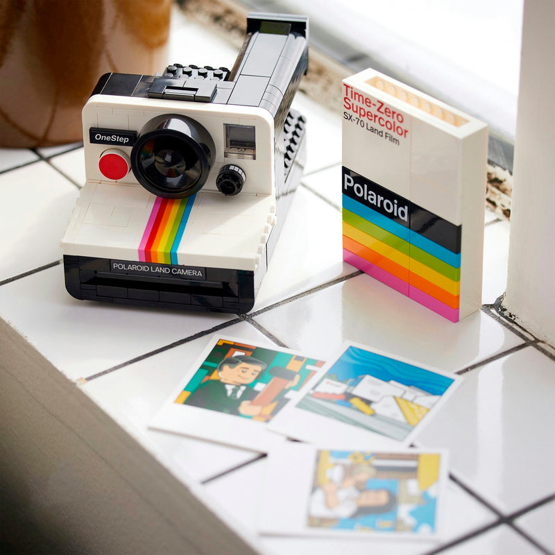 Afbeelding laden in galerijviewer, Lego ideas polaroid onestep sx-70 camera constructiespeelgoed (21345)
