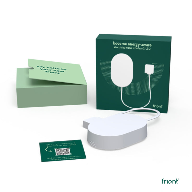Afbeelding laden in galerijviewer, Ty frient electrici meter interface 2, led energiebesparing (wit, zigbee 3.0)