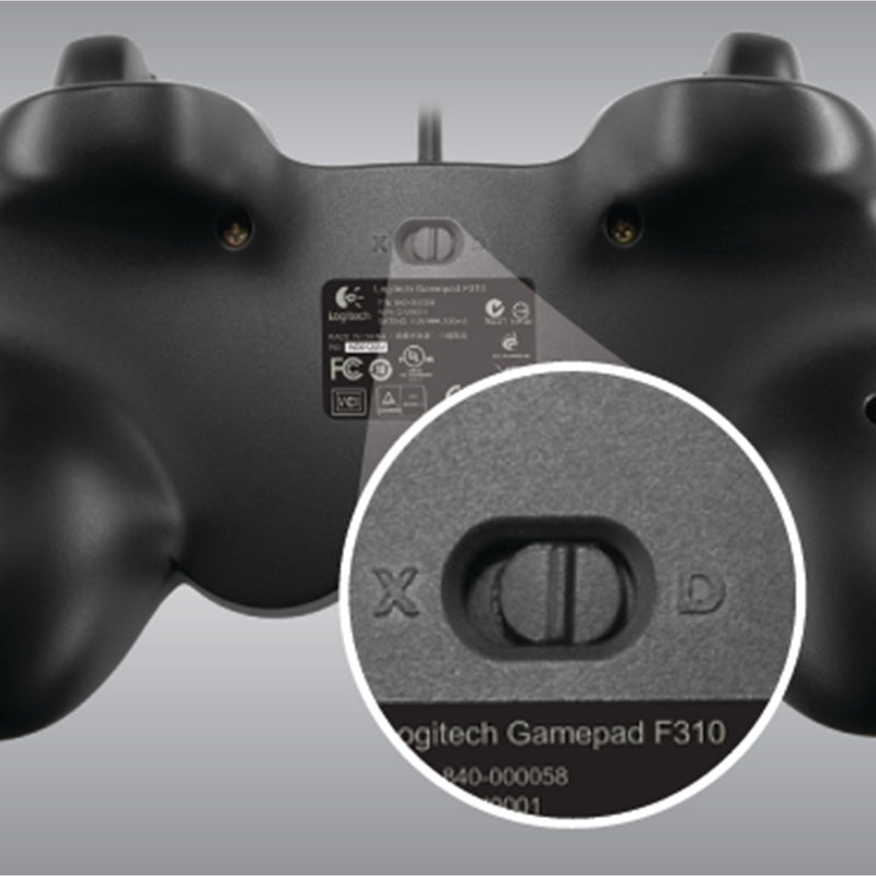 Load image into Gallery viewer, Logitech gamepad f310 (donkerblauw zwart)
