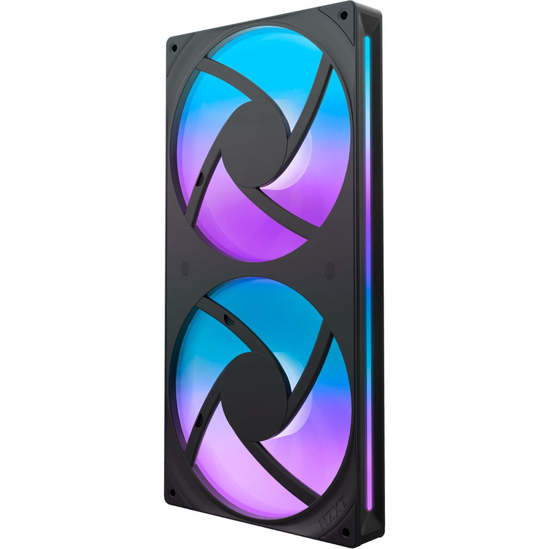 Load image into Gallery viewer, Nzxt f280 rgb core case fans (zwart, 2 stuks, 280 x 140 x 26 mm)