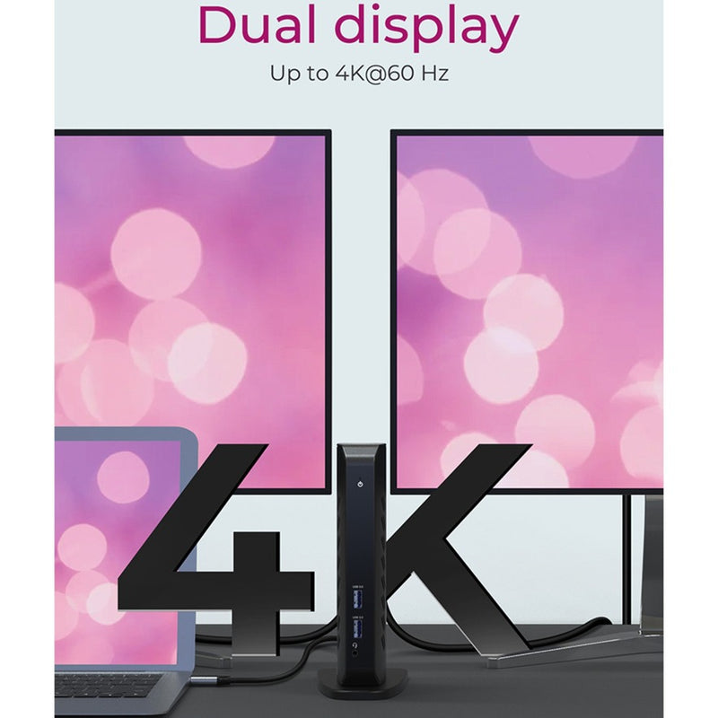Load image into Gallery viewer, Icy box ib-dk2252ac dockingstation (zwart, usb-a, hdmi, displayport)
