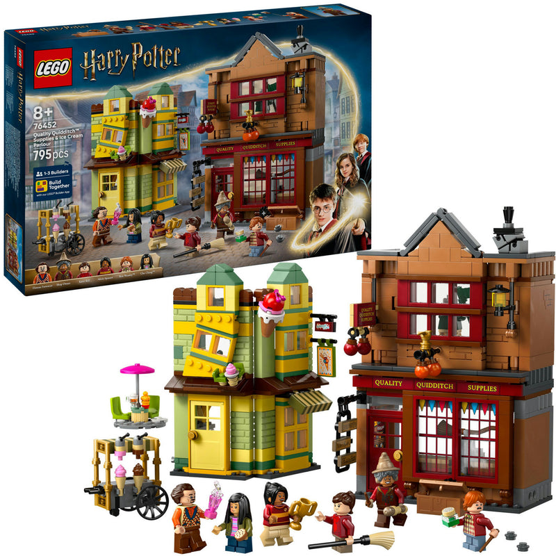 Load image into Gallery viewer, Lego harry potter zwik zwachtels zwerkbalpaleis en ijssalon set - 76452