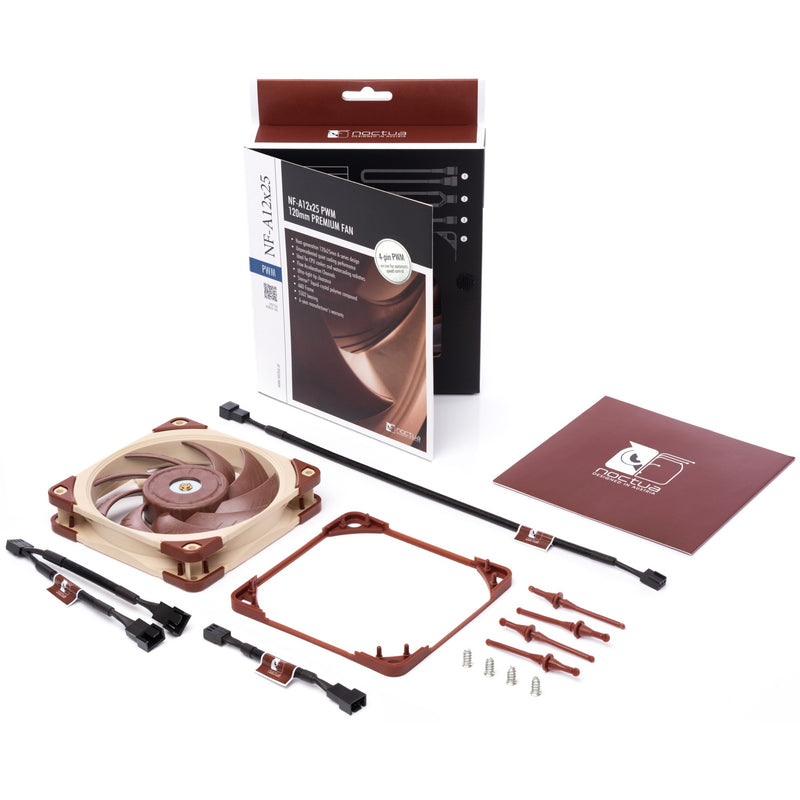 Load image into Gallery viewer, Noctua nf-a12x25 pwm case fan (120 x 120 x 25 mm)