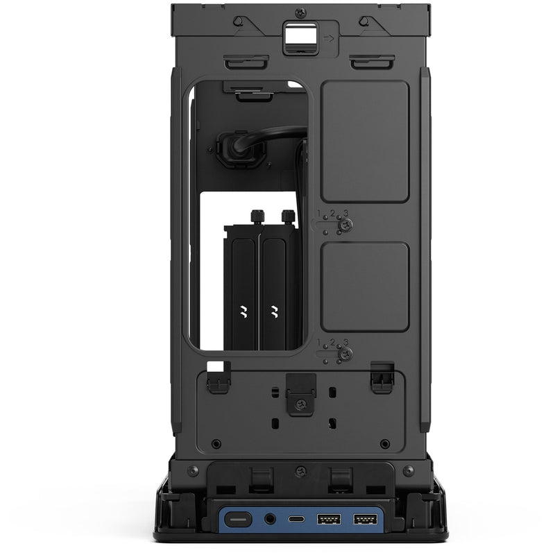 Afbeelding laden in galerijviewer, Fractal design era 2 midnight blue mini tower behuizing (donkerblauw | 2x usb-a | 1x usb-c)