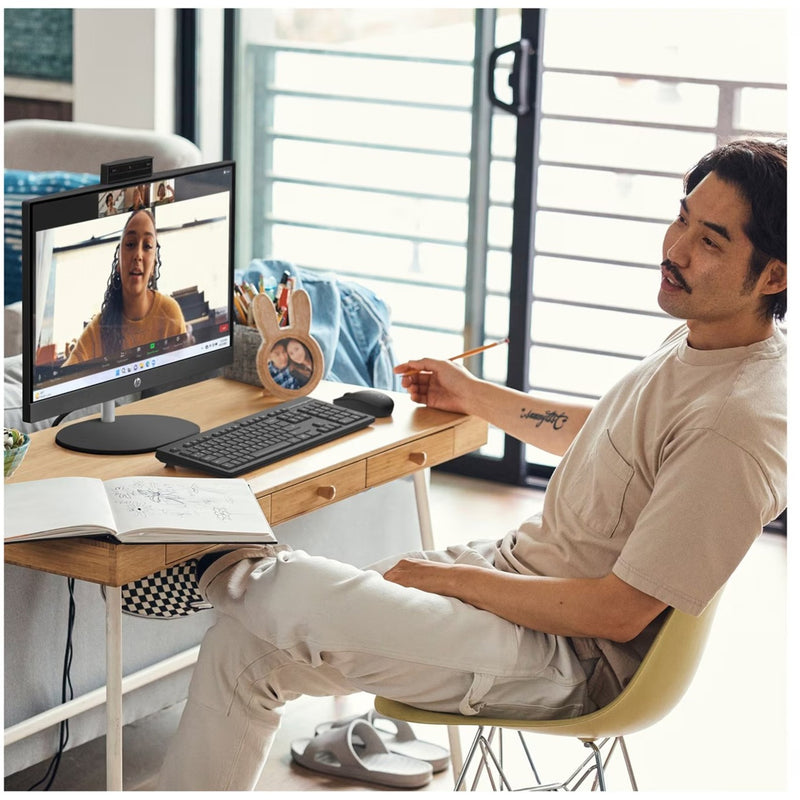 Load image into Gallery viewer, Hp 24-cr0050nd all-in-one (895r0ea) all-in-one pc (zwart | r5 7520u | radeon graphics | 8 gb | 512 gb ssd)