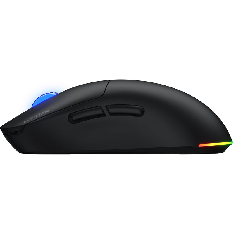 Load image into Gallery viewer, Hator quasar 3 wireless gaming muis (zwart, 400 - 12.000 dpi, rgb, 2.4ghz bluetooth 5.1 usb)
