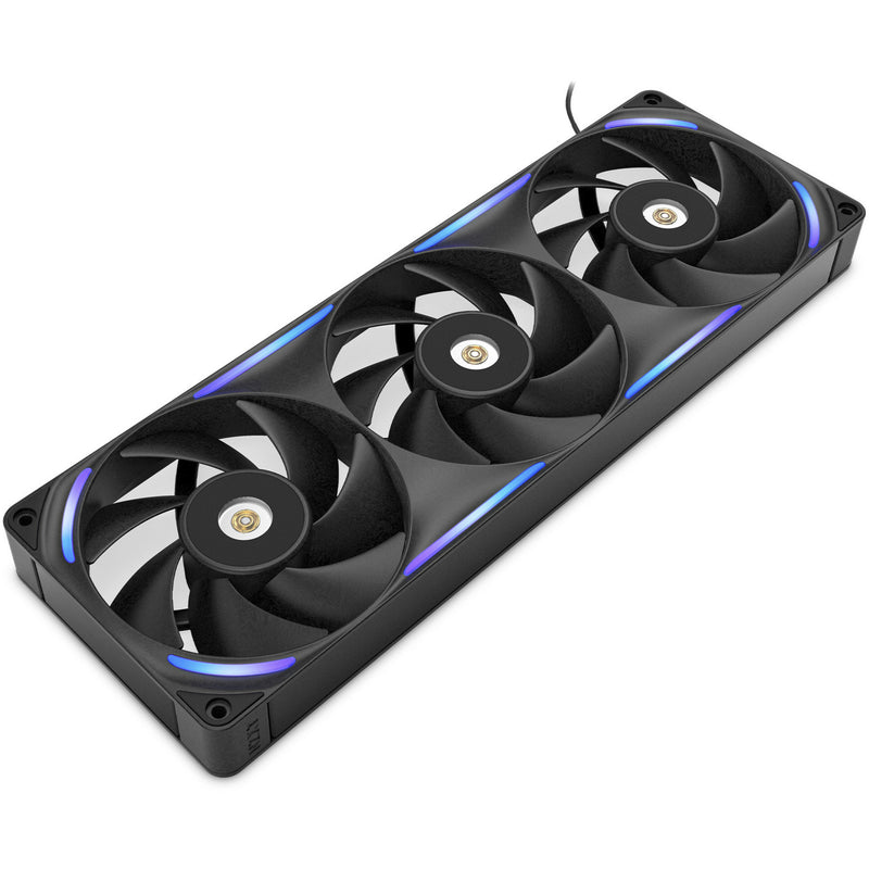 Load image into Gallery viewer, Nzxt f360x rgb case fans (zwart, 3 stuks, 360 x 120 x 30 mm, pwm)