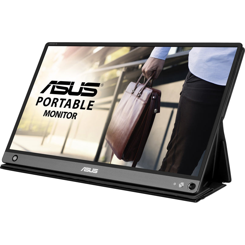 Load image into Gallery viewer, Asus zenscreen go mb16ahp 15.6 monitor (zwart, micro-hdmi, usb-c, micro-usb)