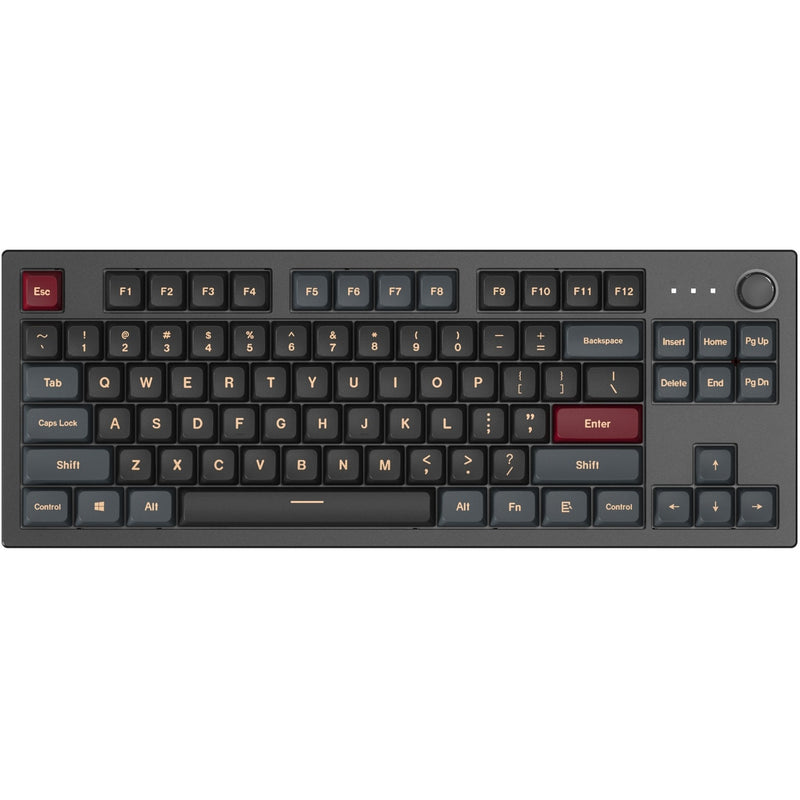 Load image into Gallery viewer, Montech mkey darkness tkl, toetsenbord (zwart, us lay-out, gateron g pro yellow, tkl, hot-swappable, rgb, pbt)