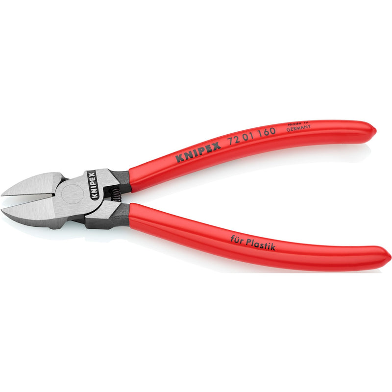 Load image into Gallery viewer, Knipex zijsnijtang voor kunststof 72 01 160 kniptang (rood)