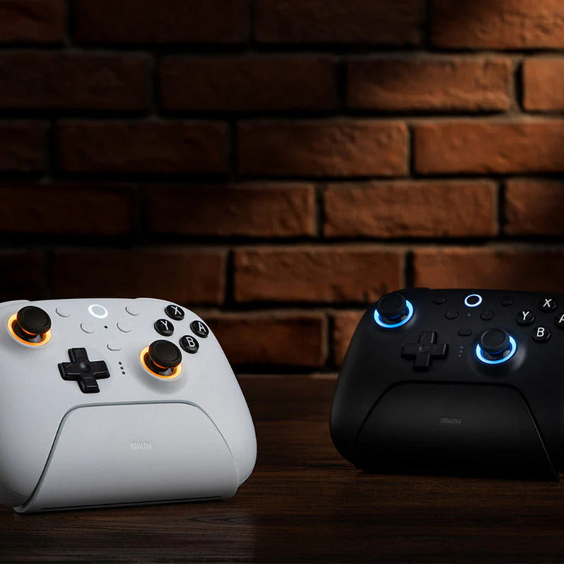 Afbeelding laden in galerijviewer, 8bitdo ultimate 2 bluetooth controller (wit, pc, switch 2, bluetooth usb-c 2.4 ghz)