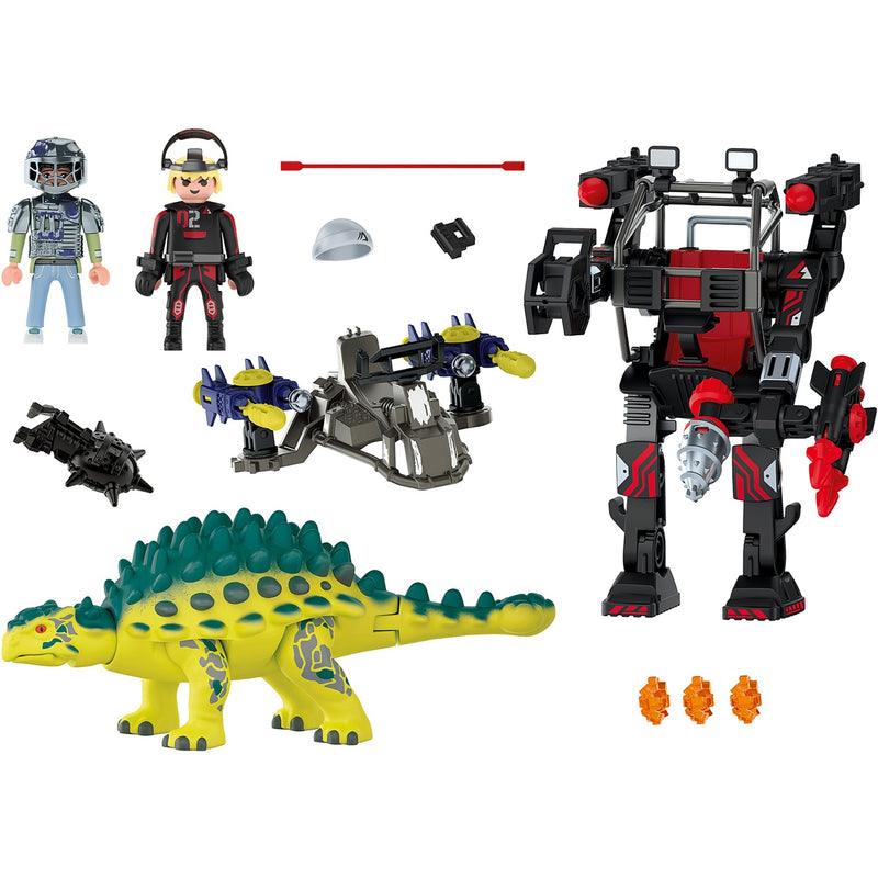 Load image into Gallery viewer, Playmobil dino rise - saichania: verdediging van de vechtersbazen constructiespeelgoed (70626)