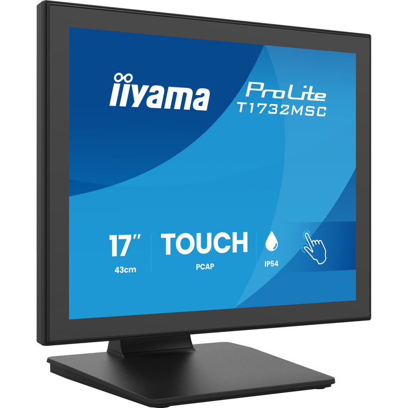 Afbeelding laden in galerijviewer, Iiyama prolite t1732msc-b2s 17 touchscreen monitor (zwart, vga, hdmi, displayport, audio, touchscreen)