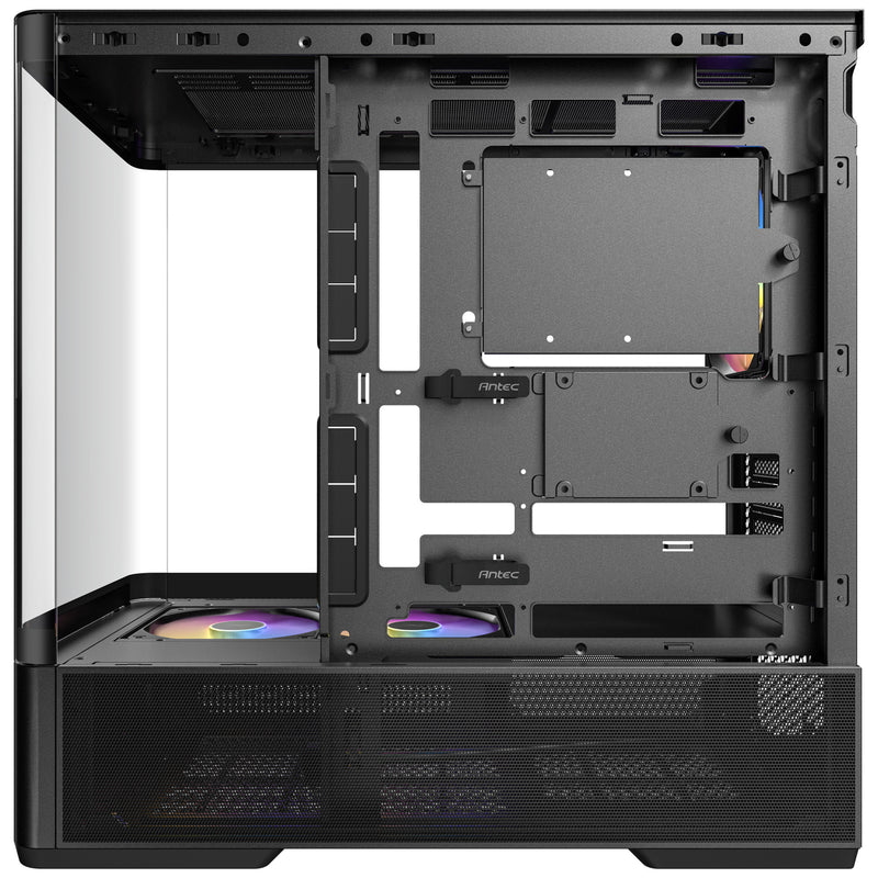 Load image into Gallery viewer, Antec c6 curve argb midi tower behuizing (zwart | 2x usb-a | 1x usb-c | tempered glass)