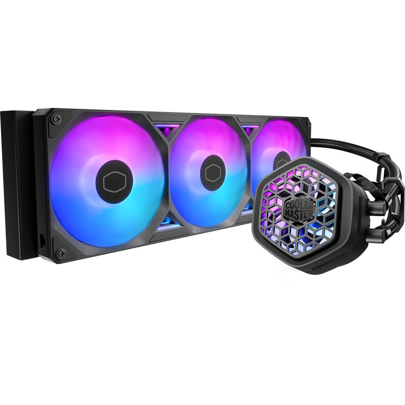 Load image into Gallery viewer, Cooler master masterliquid 360 atmos ii vrm fan argb waterkoeling (zwart)
