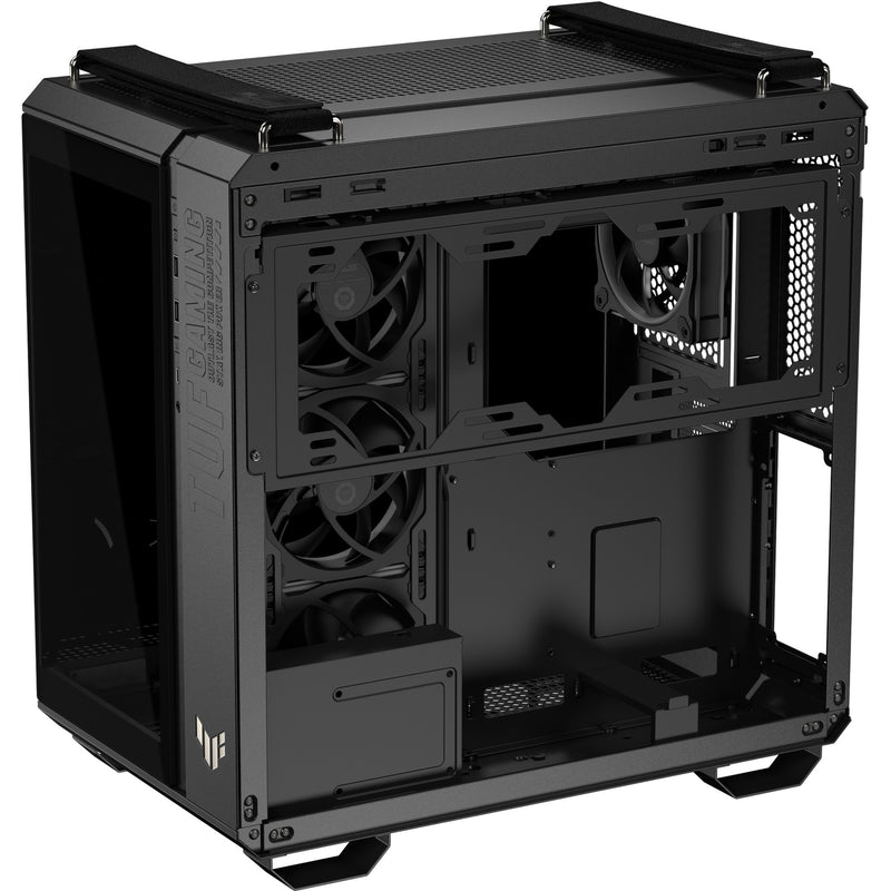 Load image into Gallery viewer, Asus tuf gaming gt502 horizon argb midi tower behuizing (zwart | 3x usb-a | 1x usb-c | tempered glass)