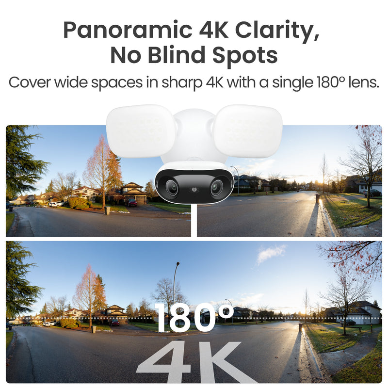 Afbeelding laden in galerijviewer, Reolink f751w elite floodlight wifi beveiligingscamera (wit, uhd 4k, wifi)