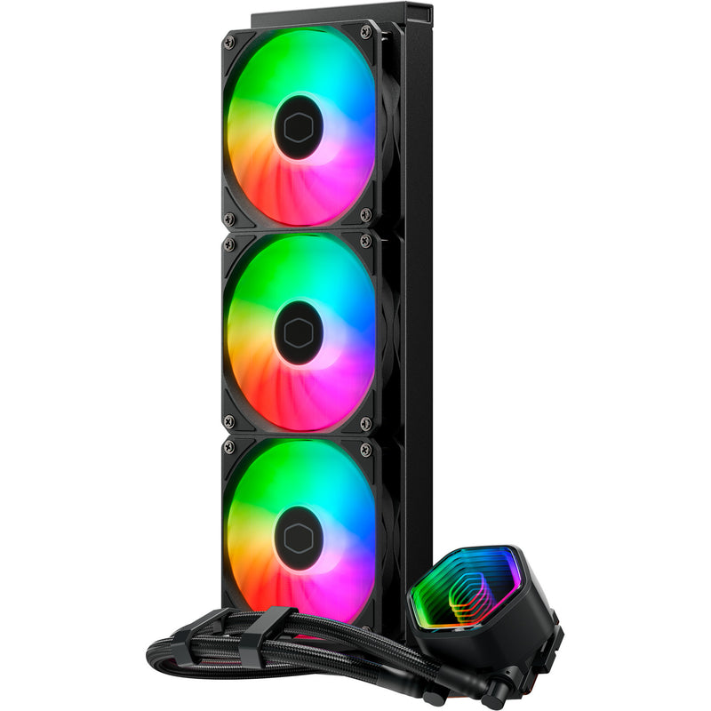 Load image into Gallery viewer, Cooler master masterliquid 360 core ii argb waterkoeling (zwart, 4-pins pwm fan-connector)