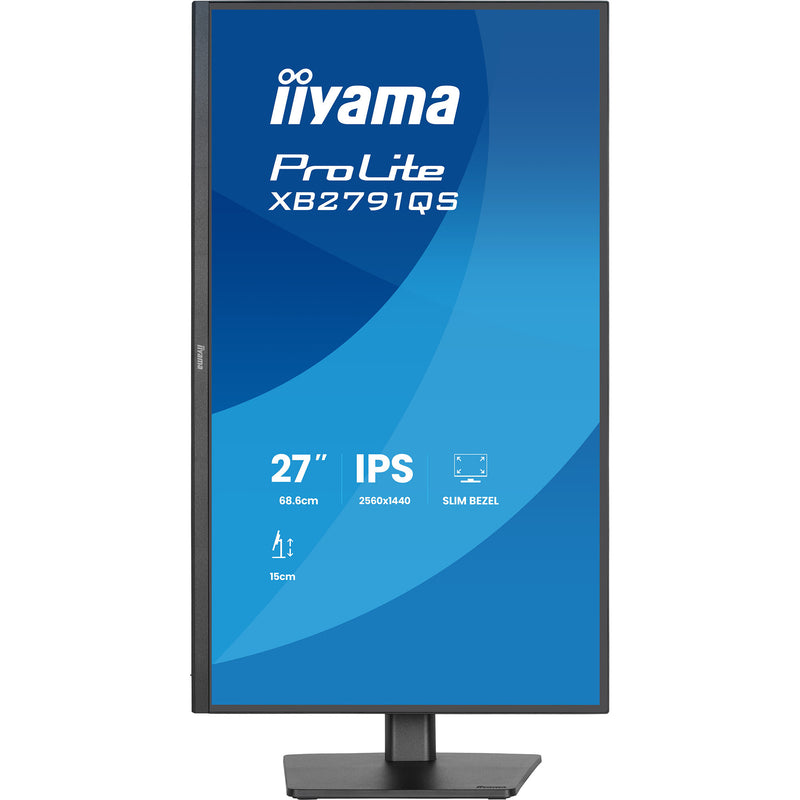 Load image into Gallery viewer, Iiyama prolite xb2791qs-b1 27 monitor (zwart (mat), hdmi, displayport, audio)