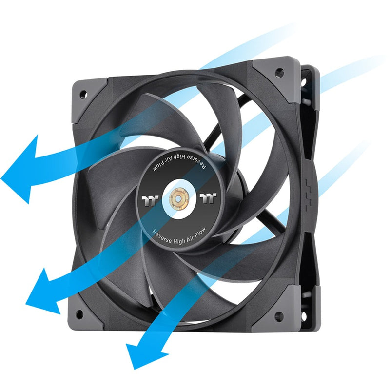 Load image into Gallery viewer, Thermaltake swafan gt12 pc cooling fan tt premium edition case fan (120 x 120 x 25 mm, pwm)