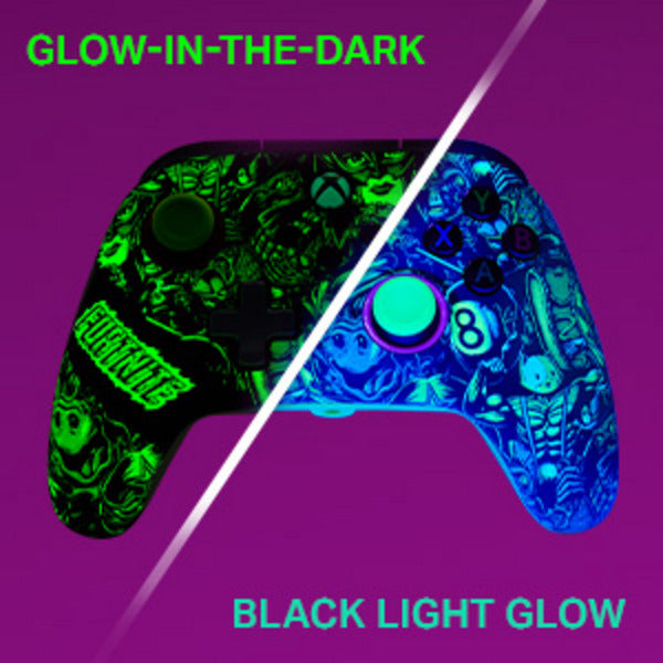 Load image into Gallery viewer, Powera advantage controller met kabel voor de xbox series x|s - fortnite: glow (neongroen, xbox series x|s, xbox one, pc)
