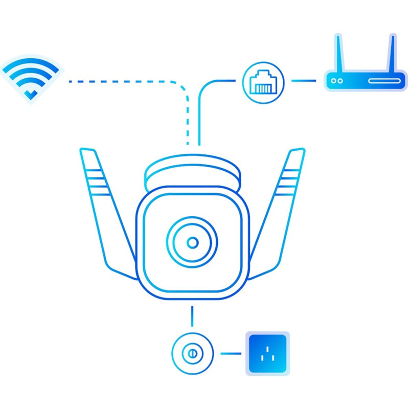 Load image into Gallery viewer, Tp-link tapo c310 outdoor wi-fi beveiligingscamera (wit, lan, wlan)