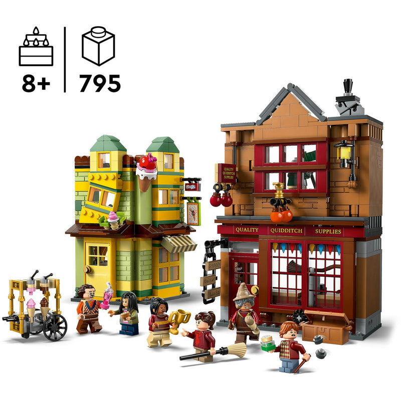 Load image into Gallery viewer, Lego harry potter zwik zwachtels zwerkbalpaleis en ijssalon set - 76452