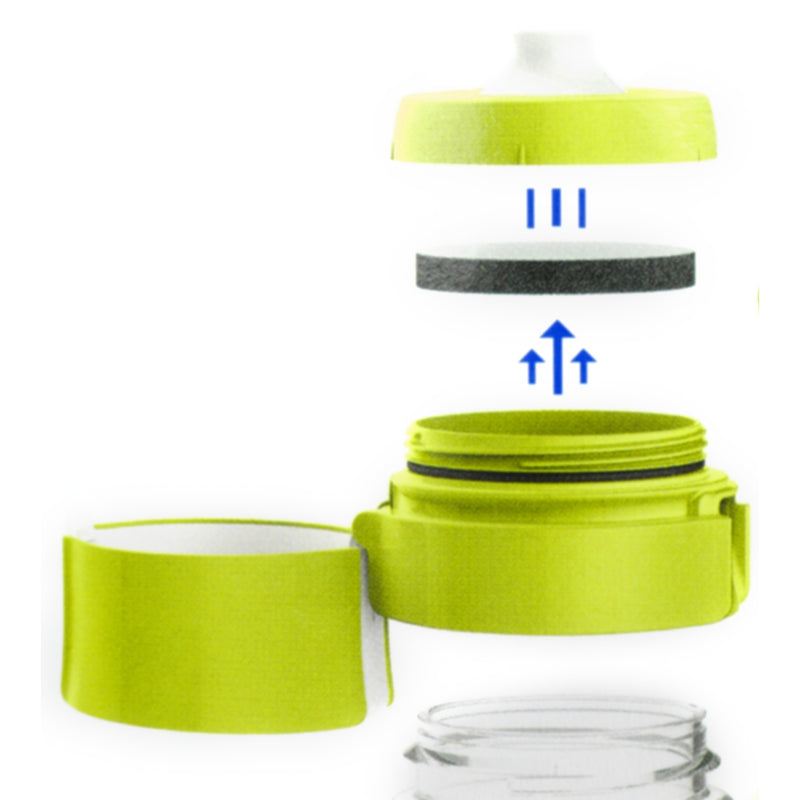 Load image into Gallery viewer, Brita fill go vital 0,6 liter drinkfles (transparant limoen)