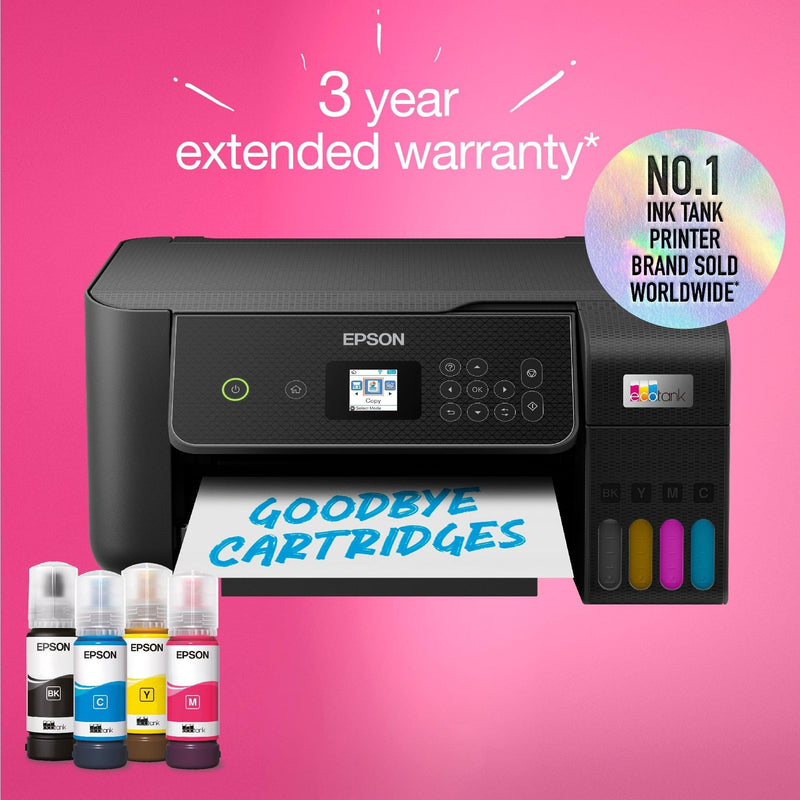 Load image into Gallery viewer, Epson ecotank et-2871 a4 multifunctionele wi-fi-printer met inkttank all-in-one inkjetprinter (zwart, scannen, kopiëren, wi-fi, inclusief tot 3 jaar inkt)