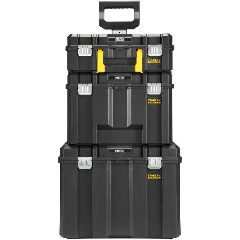 Load image into Gallery viewer, Stanley fatmax pro-stack 3 in 1 moduleerbare opbergkoffers gereedschapsbox (zwart geel)