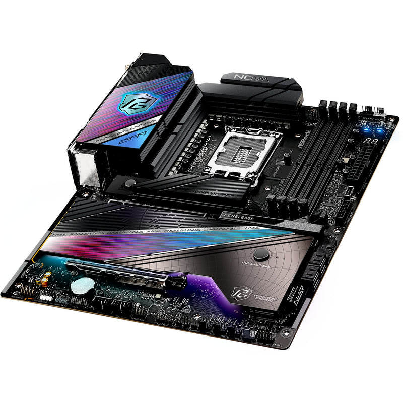 Load image into Gallery viewer, Asrock z890 nova wifi socket 1851 moederbord (zwart, raid, 5gb-lan, 2.5gb-lan, wi-fi 7, bt, sound, atx)