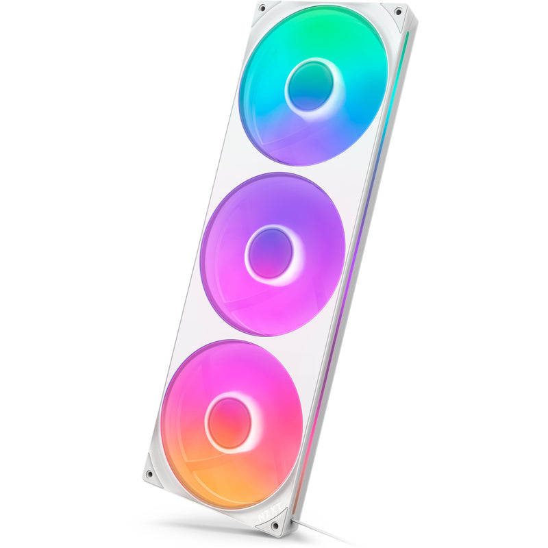 Load image into Gallery viewer, Nzxt f420 rgb core case fans (wit, 3 stuks, 420 x 140 x 26 mm)