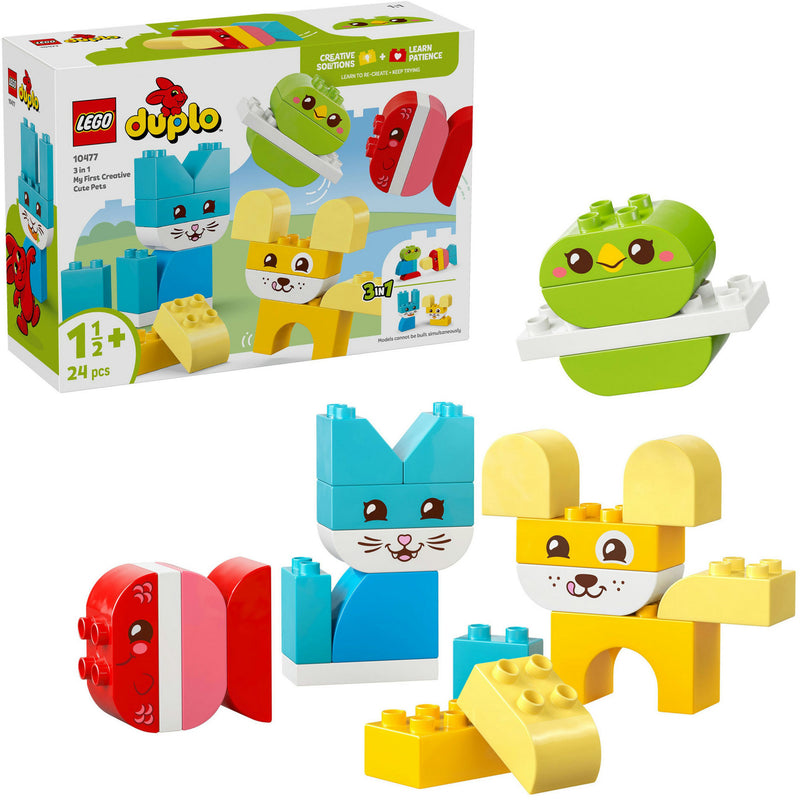 Load image into Gallery viewer, Lego duplo 10477 3-in-1 mijn eerste creatieve huisdieren