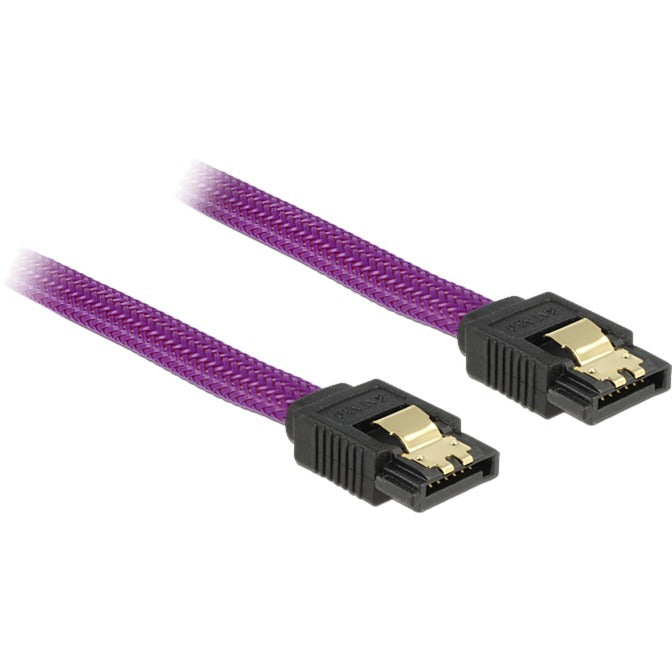 Load image into Gallery viewer, Delock sata 6 gb s 30 cm violet kabel (paars)