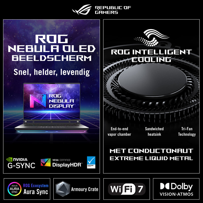 Load image into Gallery viewer, Asus rog strix g18 g814pm-s9012w 18 gaming laptop (grijs | r9 7940hx | rtx 5060 | 16 gb | 1 tb ssd)