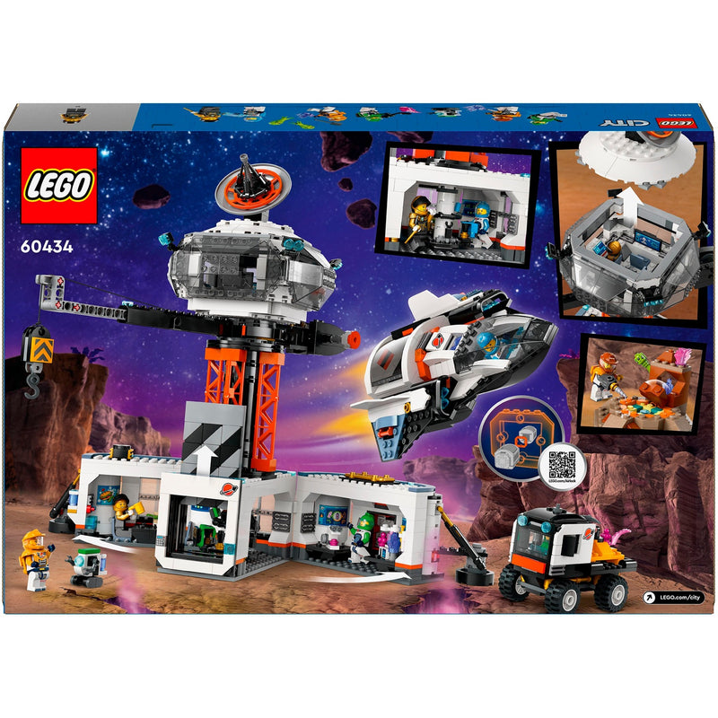 Load image into Gallery viewer, Lego city - ruimtebasis en raketlanceringsplatform constructiespeelgoed (60434)
