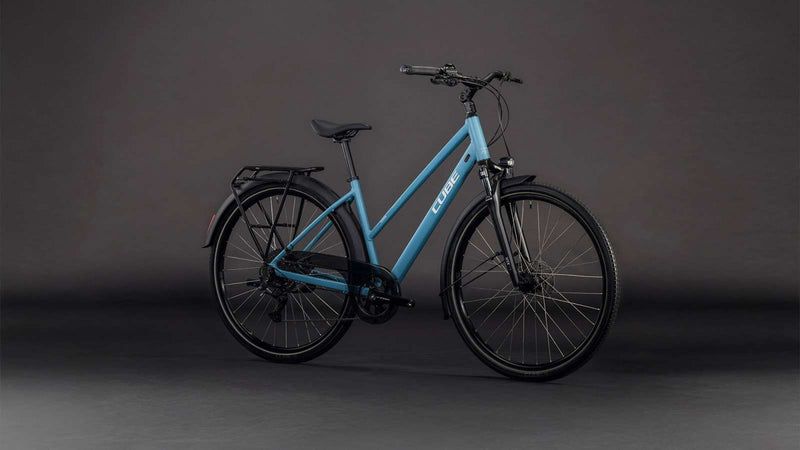 Load image into Gallery viewer, Cube touring one bluebird´n´grey trapeze