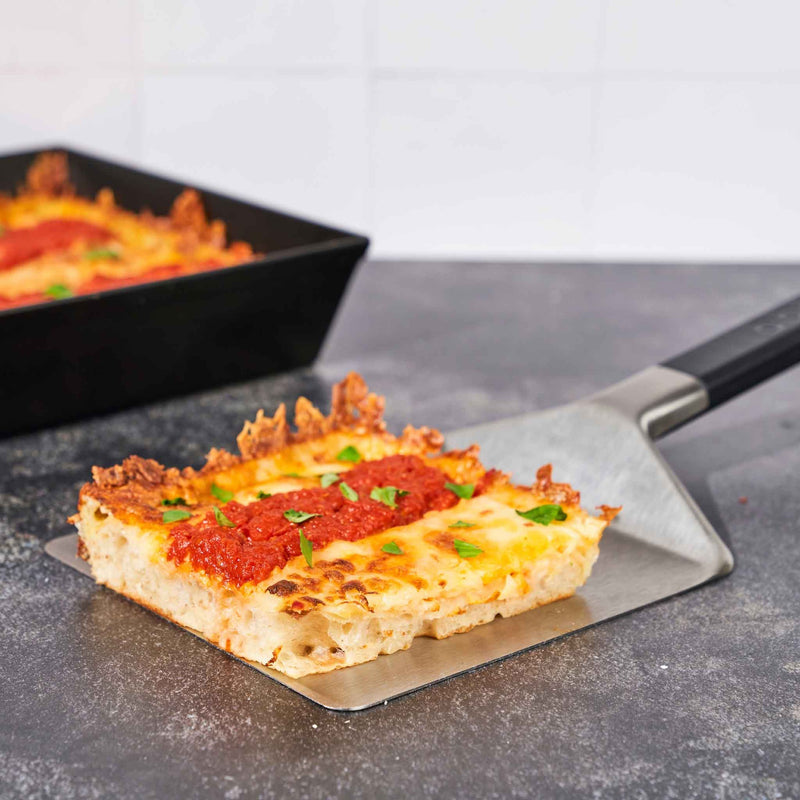 Load image into Gallery viewer, Ooni pan pizza spatel grillbestek (zilver zwart)