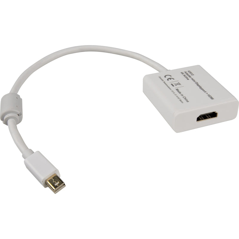 Load image into Gallery viewer, Delock mini displayport > hdmi adapter (wit, 0,2 meter, 4k)