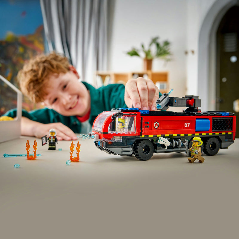 Load image into Gallery viewer, Lego city - luchthaven brandweertruck constructiespeelgoed (60499)
