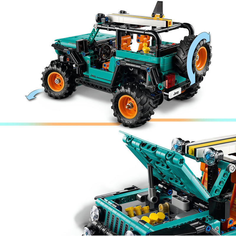 Afbeelding laden in galerijviewer, Lego technic 42227 jeep wrangler rubicon terreinwagen