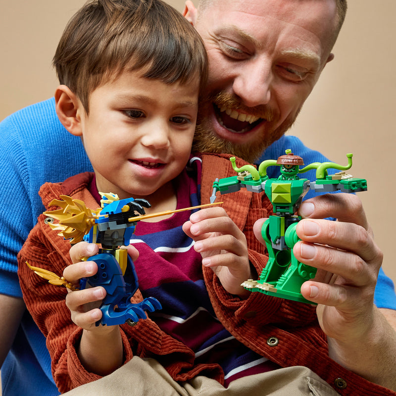 Afbeelding laden in galerijviewer, Lego ® ninjago® - jay's drakenmechastrijd - speelgoedmecha - speelset met 2 minifiguren - 71853