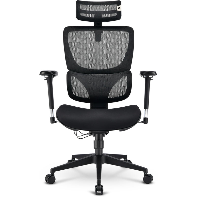 Load image into Gallery viewer, Sharkoon officepal c40 stoel (zwart)
