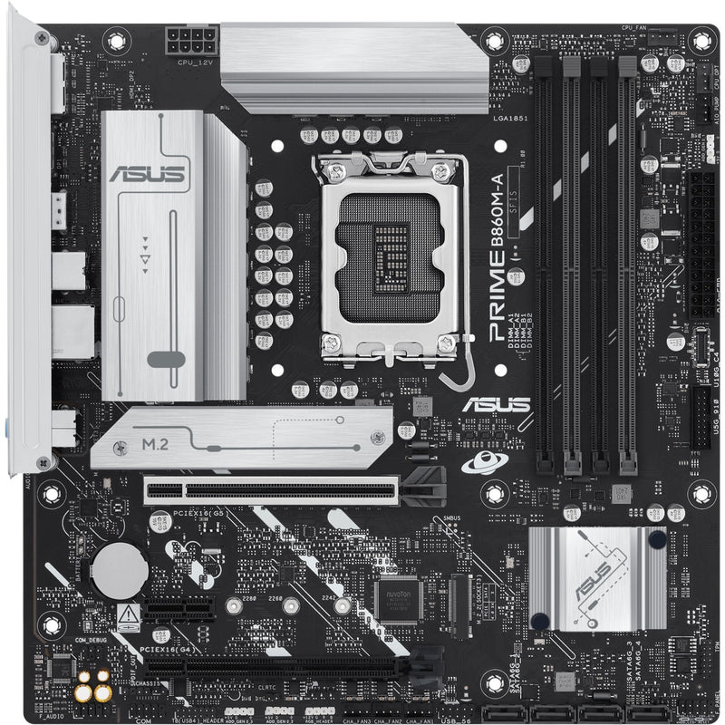 Load image into Gallery viewer, Asus prime b860m-a-csm socket 1851 moederbord (raid, 2.5 gb-lan, sound, µatx)