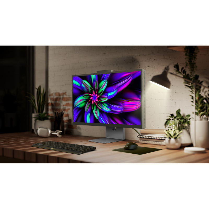 Load image into Gallery viewer, Philips brilliance 27e3u7903 27 5k uhd monitor (grijs, hdmi, 2x usb-a, usb-c, thunderbolt 4, rj-45, webcam)