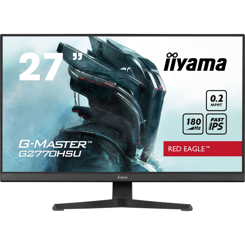 Load image into Gallery viewer, Iiyama g-master red eagle g2770hsu-b6 27 gaming monitor (zwart, hdmi, displayport, usb-a, usb-b, 180 hz)