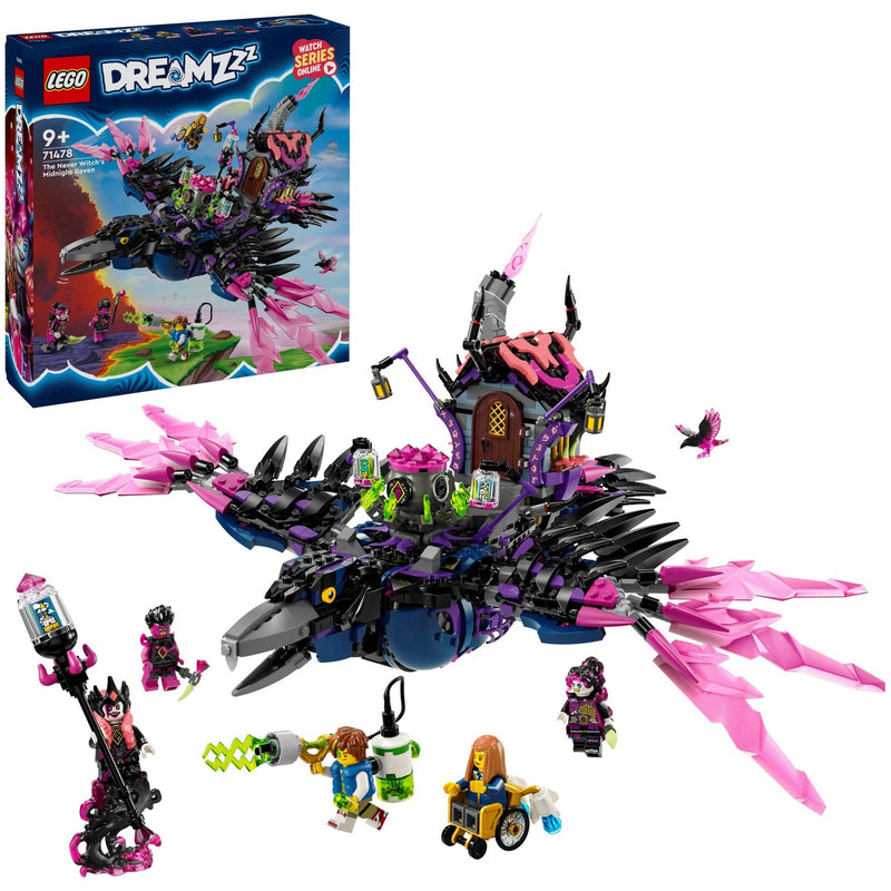 Load image into Gallery viewer, Lego dreamzzz - de middernachtraaf van de neder heks constructiespeelgoed (71478)