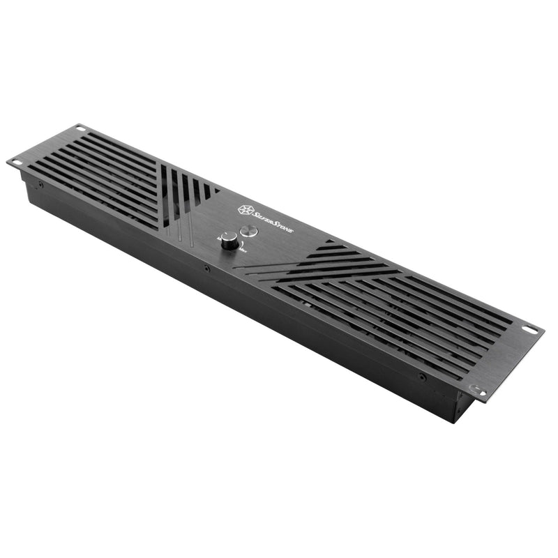 Load image into Gallery viewer, Silverstone rcp2b-480 case fans (zwart, 4 stuks, 80 x 80 x 25 mm, 2u externe fan module)