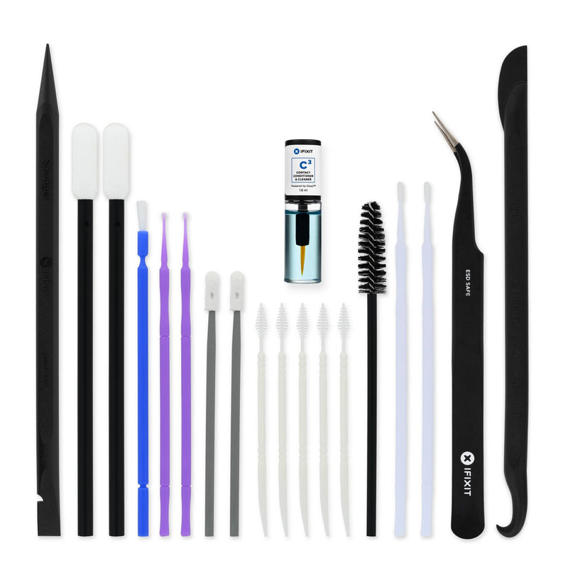 Load image into Gallery viewer, Ifixit precision cleaning kit gereedschapsset (zwart blauw)