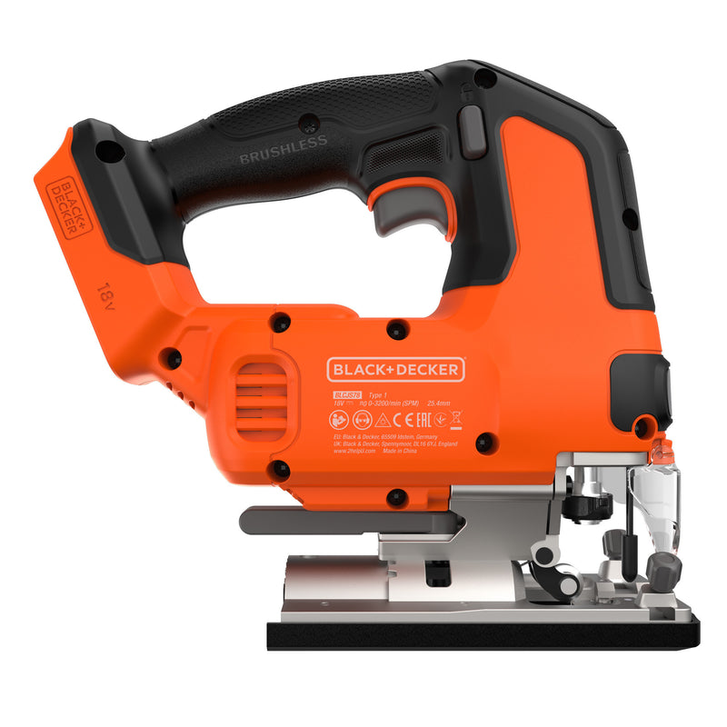 Afbeelding laden in galerijviewer, Black+decker blcjs78n-xj 18v decoupeerzaag (zwart oranje, accu en oplader niet inbegrepen)